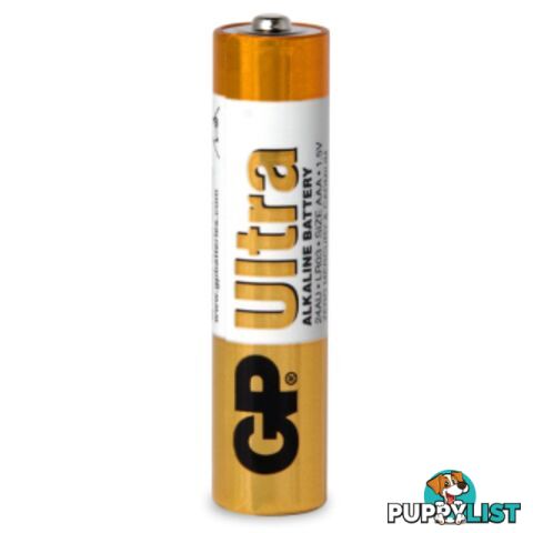 Ultra Alkaline Battery 1.5V AAA Size Extra Heavy Duty GP24AU