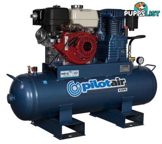 Reciprocating Air Compressor HONDA Petrol/GX270 /150 L Rec./457 L/min FAD Pilot K25PR