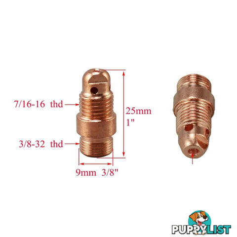 17CB20 Stubby Collet Body 1mm to 3.2mm