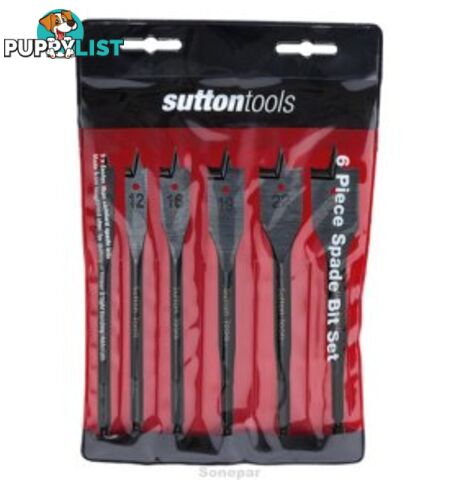 DRILL D501 SS6W Set 6pce Wallet SPADE BIT