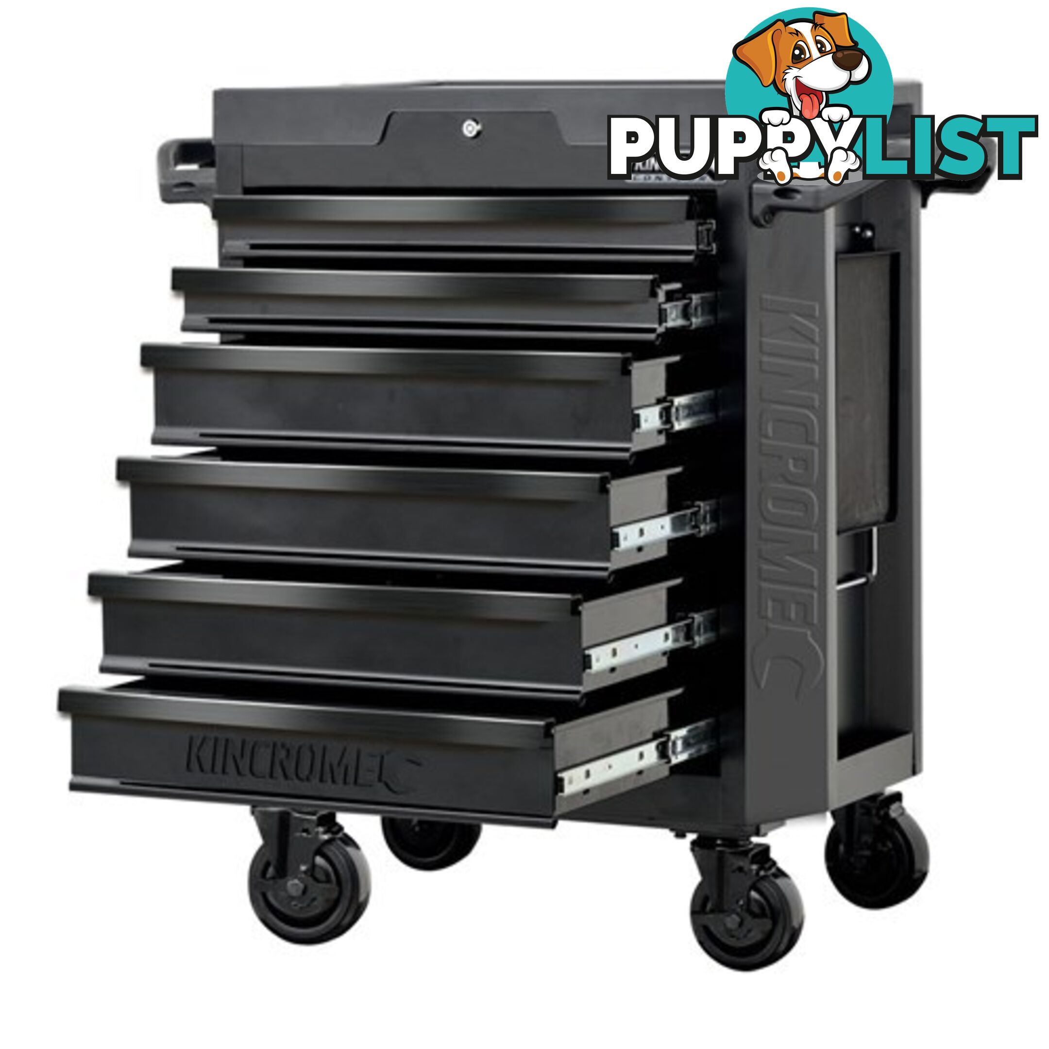 Tool Trolley 6 Drawer Black Series Kincrome K7536