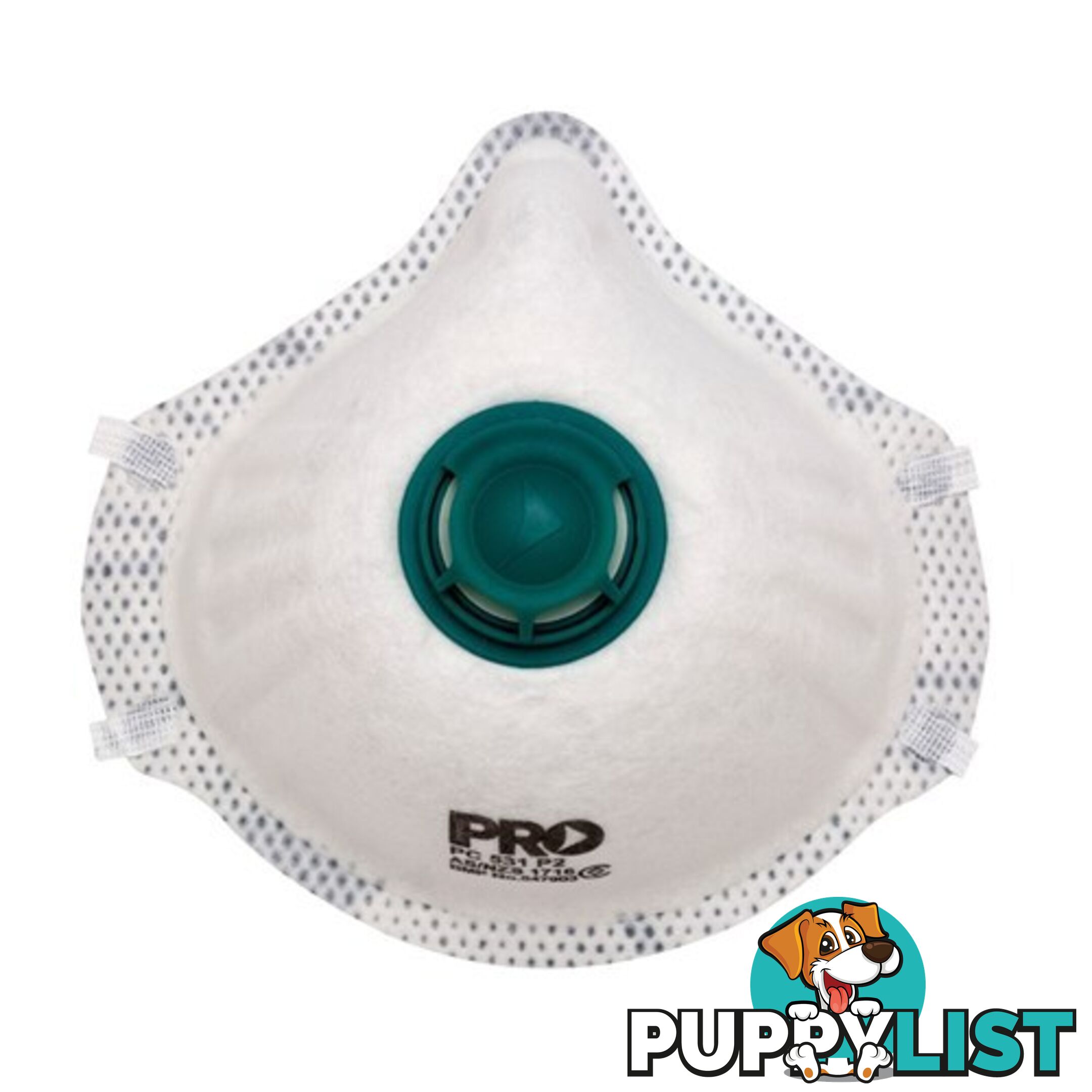 Dust Respirator P2 with Valve and Active Carbon Filter Prochoice PC531