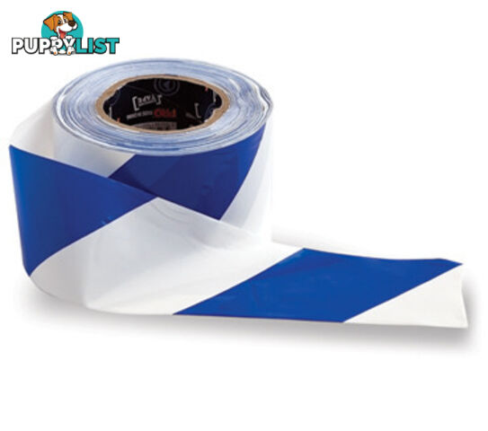 Pro Barricade Tape - Blue-White BW10075