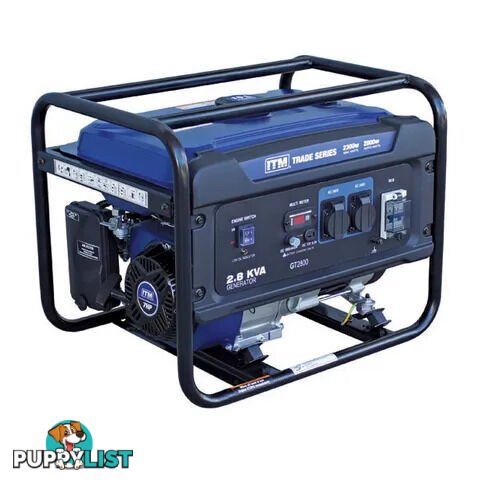 2.8kva Generator Petrol 2300 Watt Peak Recoil Start ITM TM510-2300