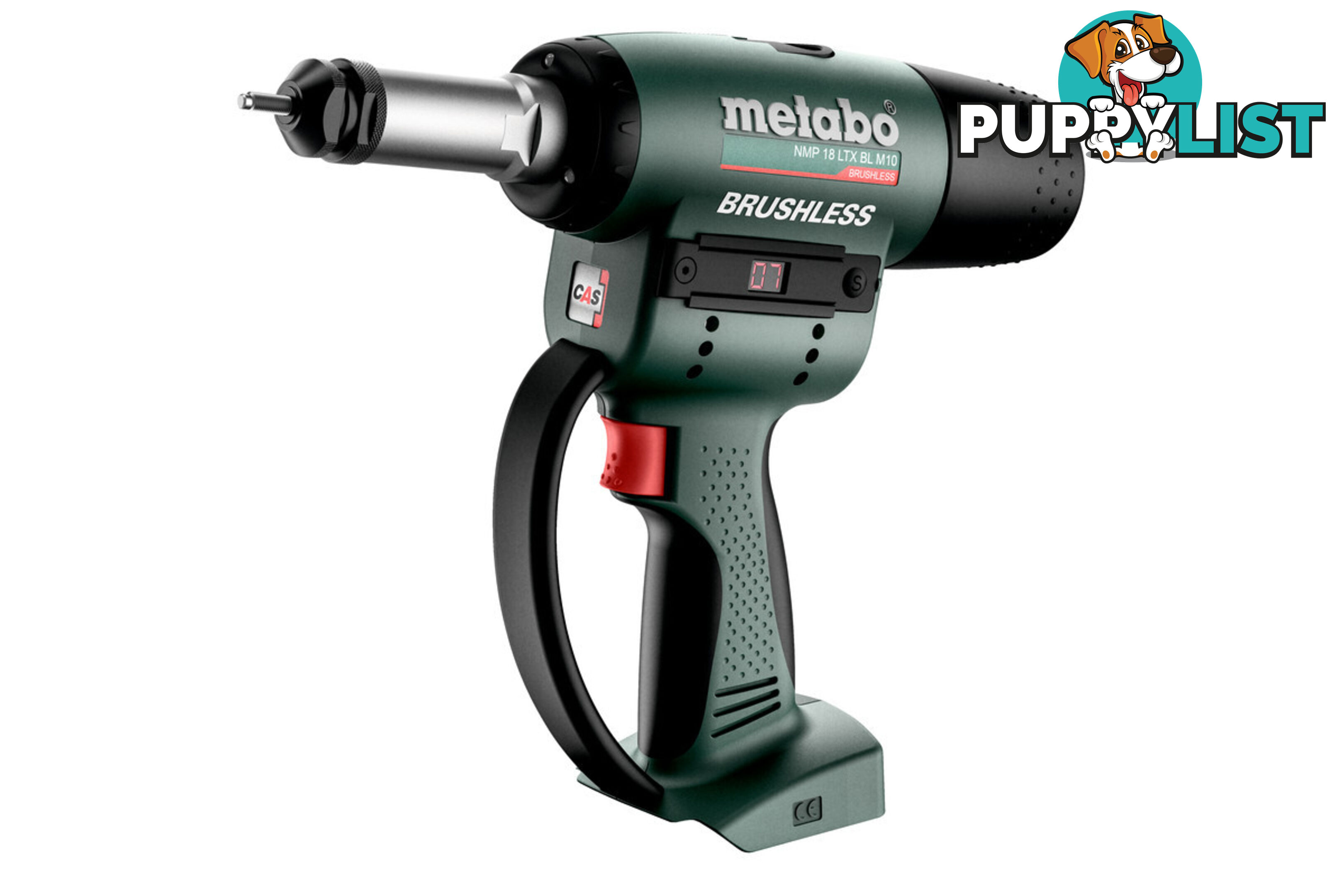 Rivet Nut Gun Cordless NMP 18 LTX BL M10 Metabo 601788840