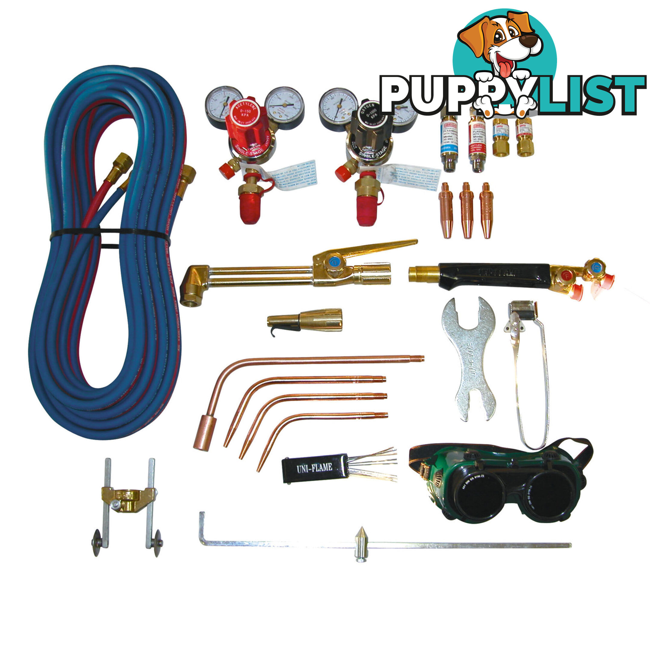 Oxy/Acetylene Gas Kit Unimig KKOXY1