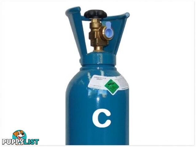 Size C 100% Pure Argon Gas Cylinder Including Gas No Rent No Return GasArC