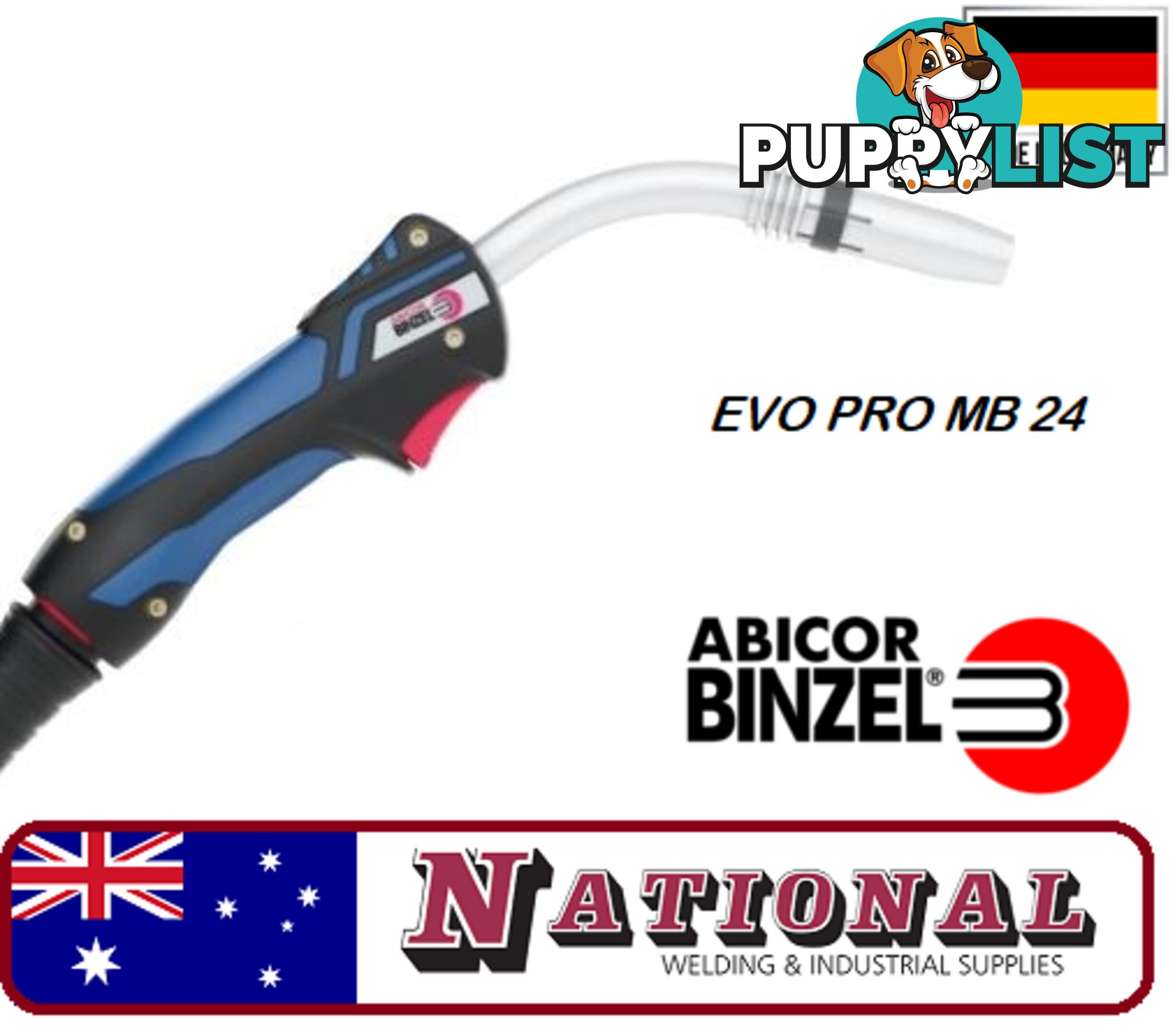 Binzel MB24 EVO Pro MIG Welding Torch 5 Metres 012.0373.1