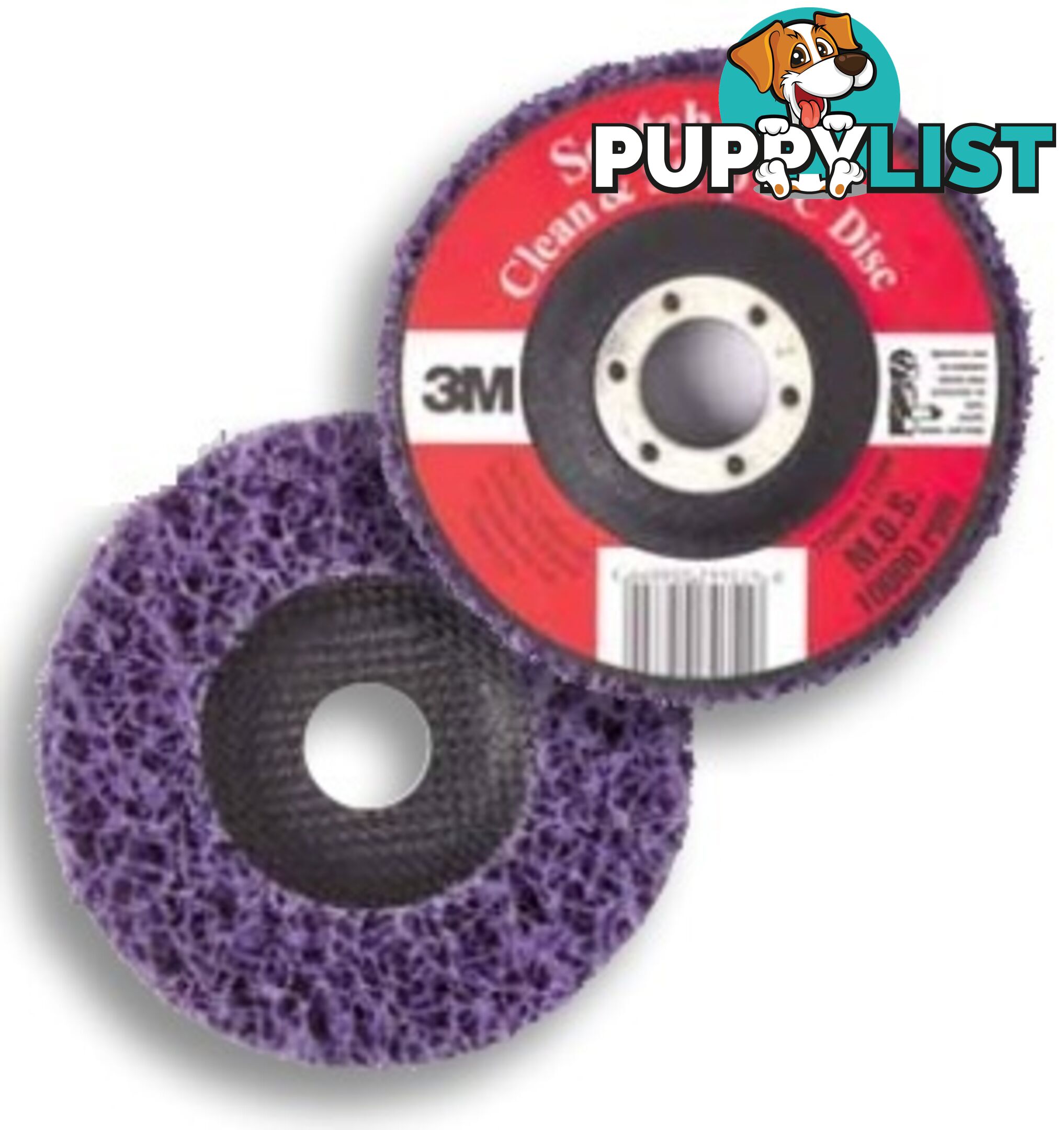 Clean & Strip Scotch-Briteâ¢ 125mm x 22mm Purple 3M AT019439689 Each