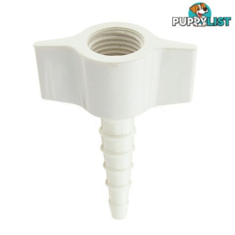 Hose Barb Connection White For Medical Oxygen (1 Pack = 10 Units)