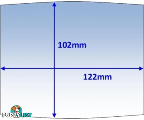 Clear Outer Lens 122 X 102mm PKT:10 CLM2-10