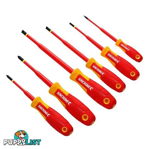 6 Piece TorqueMaster VDE Screwdriver Set Kincrome K5618