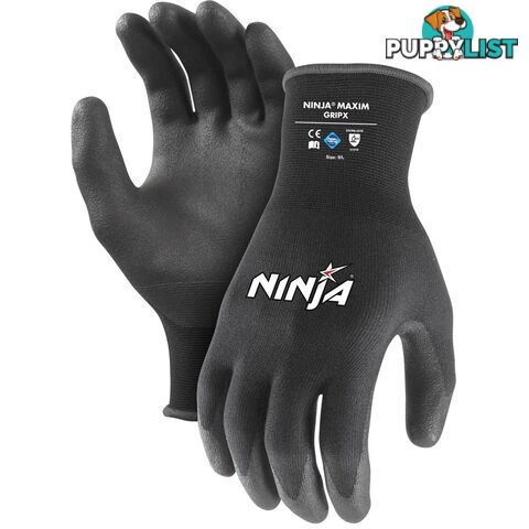 Black Ninja HPT GripX Glove Size Extra Large NIGRPXHPTBK00XL