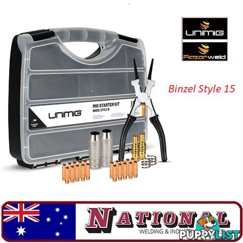 Binzel Style 15 Mig Torch Starter Kit Unimig UMSK15