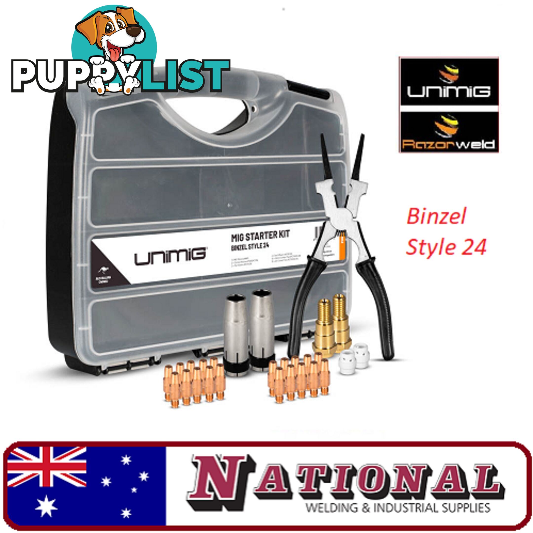 Binzel Style 24 Mig Torch Starter Kit Unimig UMSK24