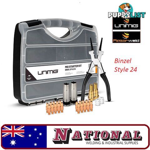 Binzel Style 24 Mig Torch Starter Kit Unimig UMSK24