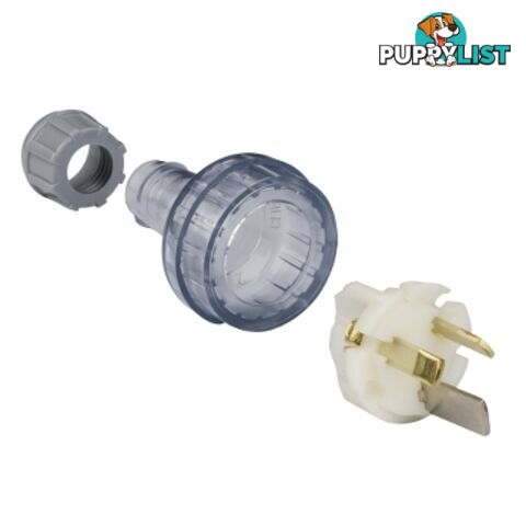 Plug 3 Pin Flexible Straight 15A 250V Heavy Duty 439S15HD-TR