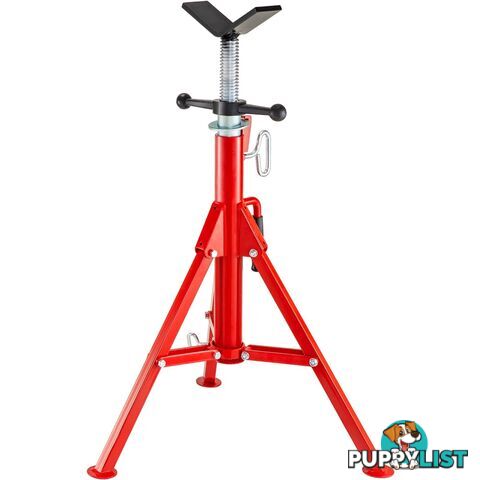 V-Head High Pipe Stand Fold-a-Jack Height 71-132 cm Pipe Capacity 30cm 1.13 ton