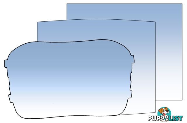 Clear Outer 110 x 98mm Lens Suits Weldguard, Translight & Others CL11098-10 Pkt: 10
