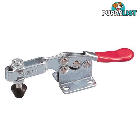 Toggle Clamp Horizontal Flanged Base Flat Handle 90kg Cap 56.2mm Reach ITM CH-201-B