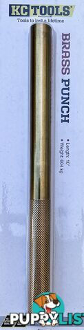 10" Brass Punch KC Tools 07028