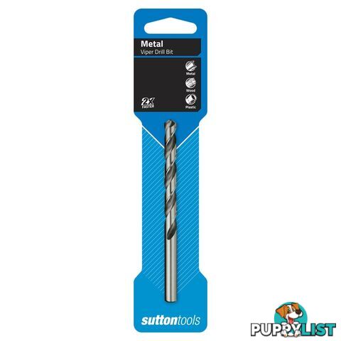 DRILL D105 4.0mm Jobber Viper DIN338 HSS Carded Sutton Tools D1050400