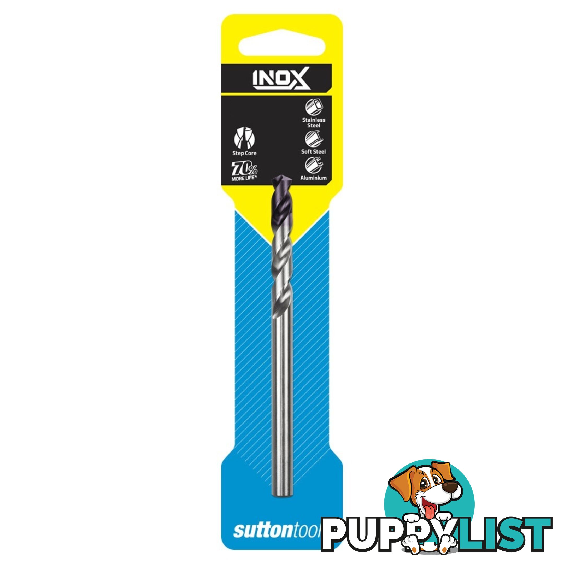 D1850700 DRILL D185 7.0 mm JOBBER INOX TiAIN Tip DIN338 HSS Carded