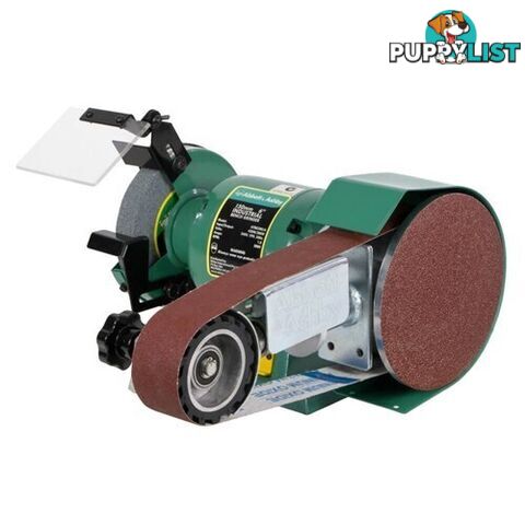 8" Industrial Grinder with Linishing Attachment, 915 x 50mm Abbott & Ashyby AA362W8