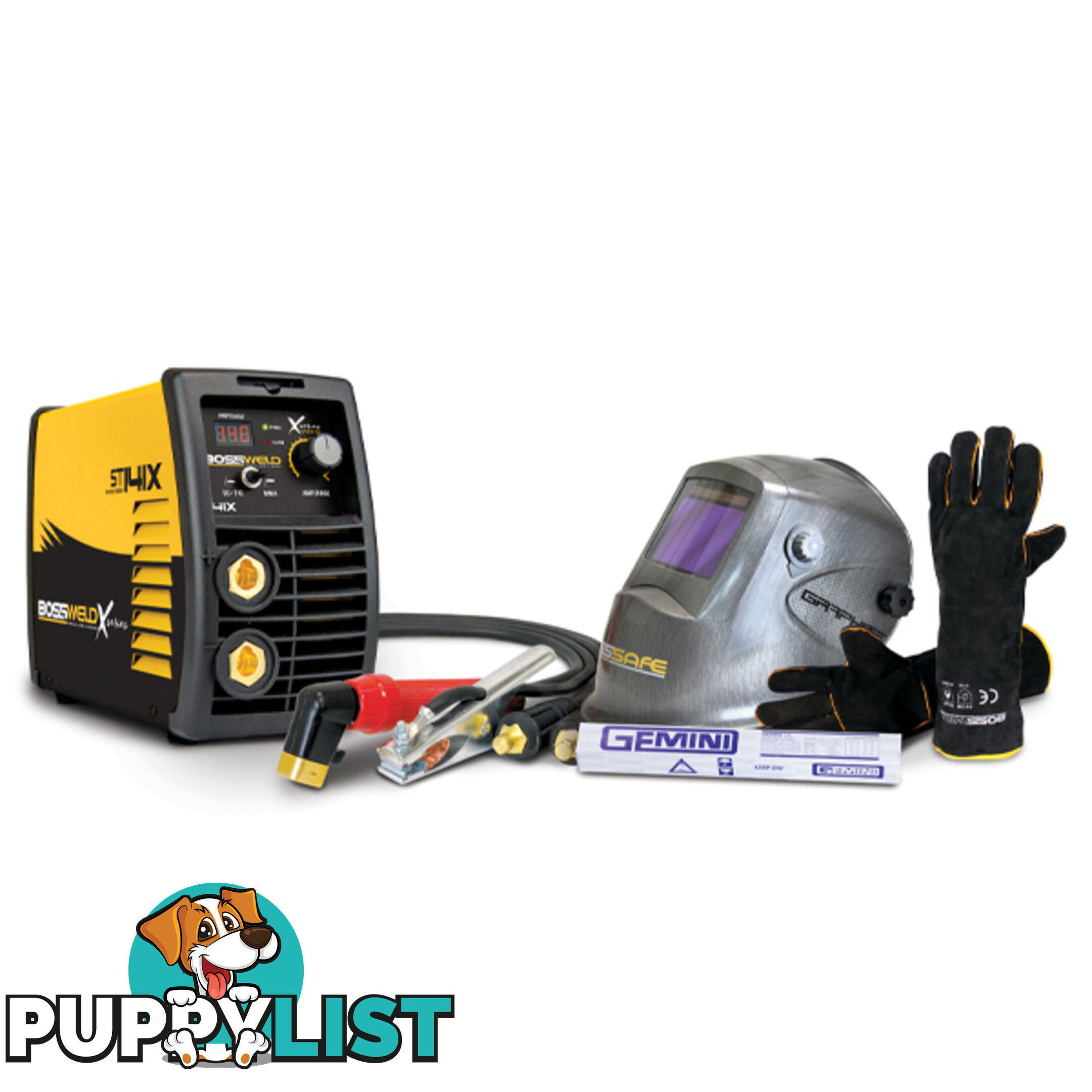 Tig/MMA Welder 141 X-Series Package Bossweld 691141Bundle