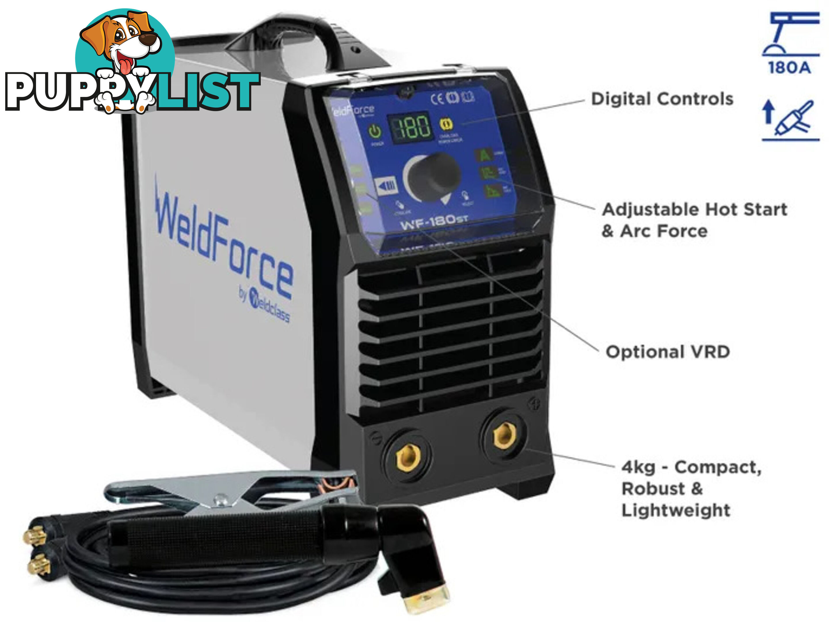 Stick / TIG Welder Weldforce 180ST Weldclass WF-06171