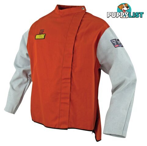 Welding Jacket With Chrome Leather Sleeves Eliott WAKPJ30CS