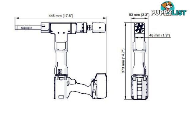 Compact PRO 2 PB Pipe Beveller Only Without Motor WA-PRO2PB