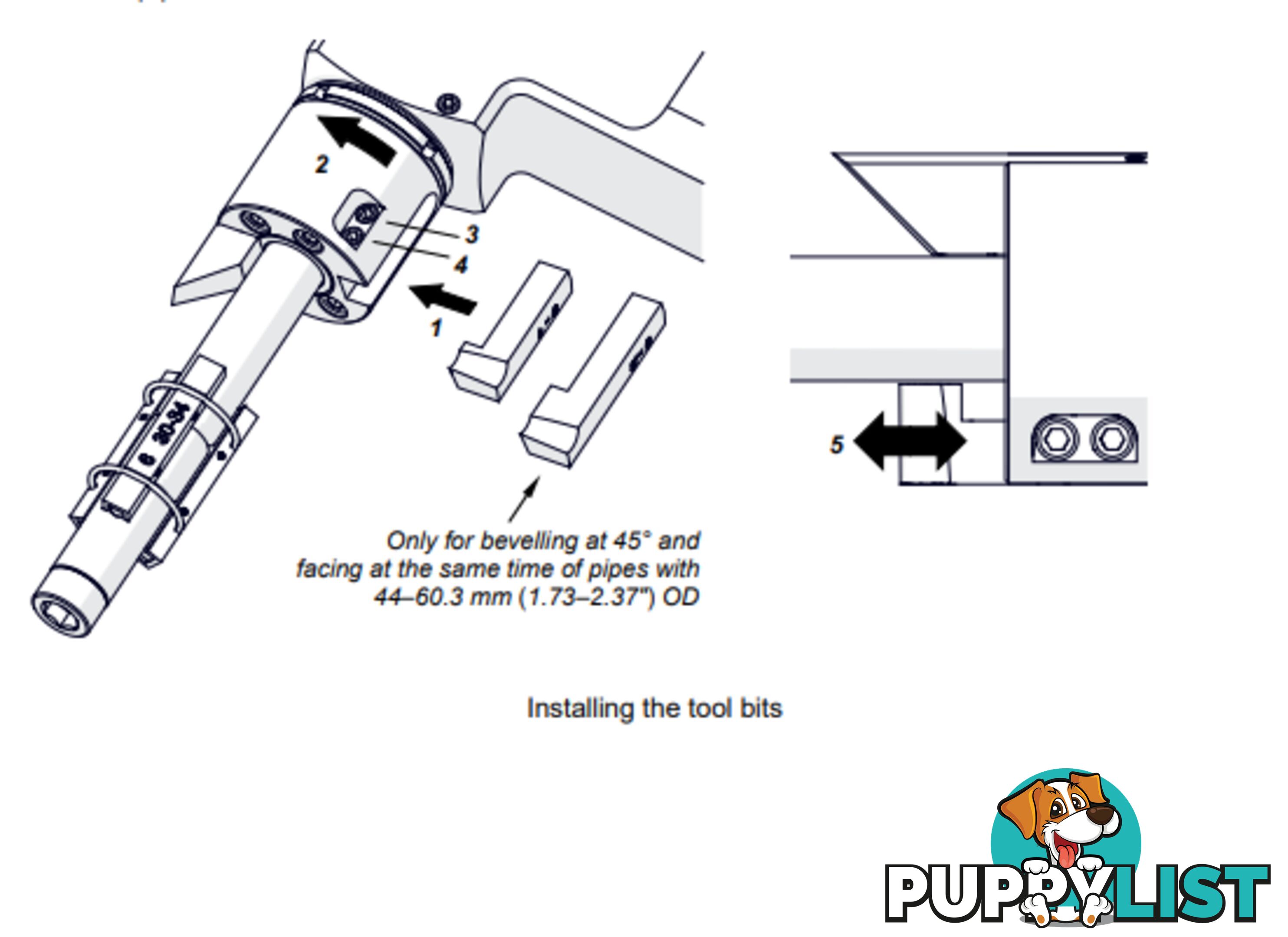 Compact PRO 2 PB Pipe Beveller Only Without Motor WA-PRO2PB