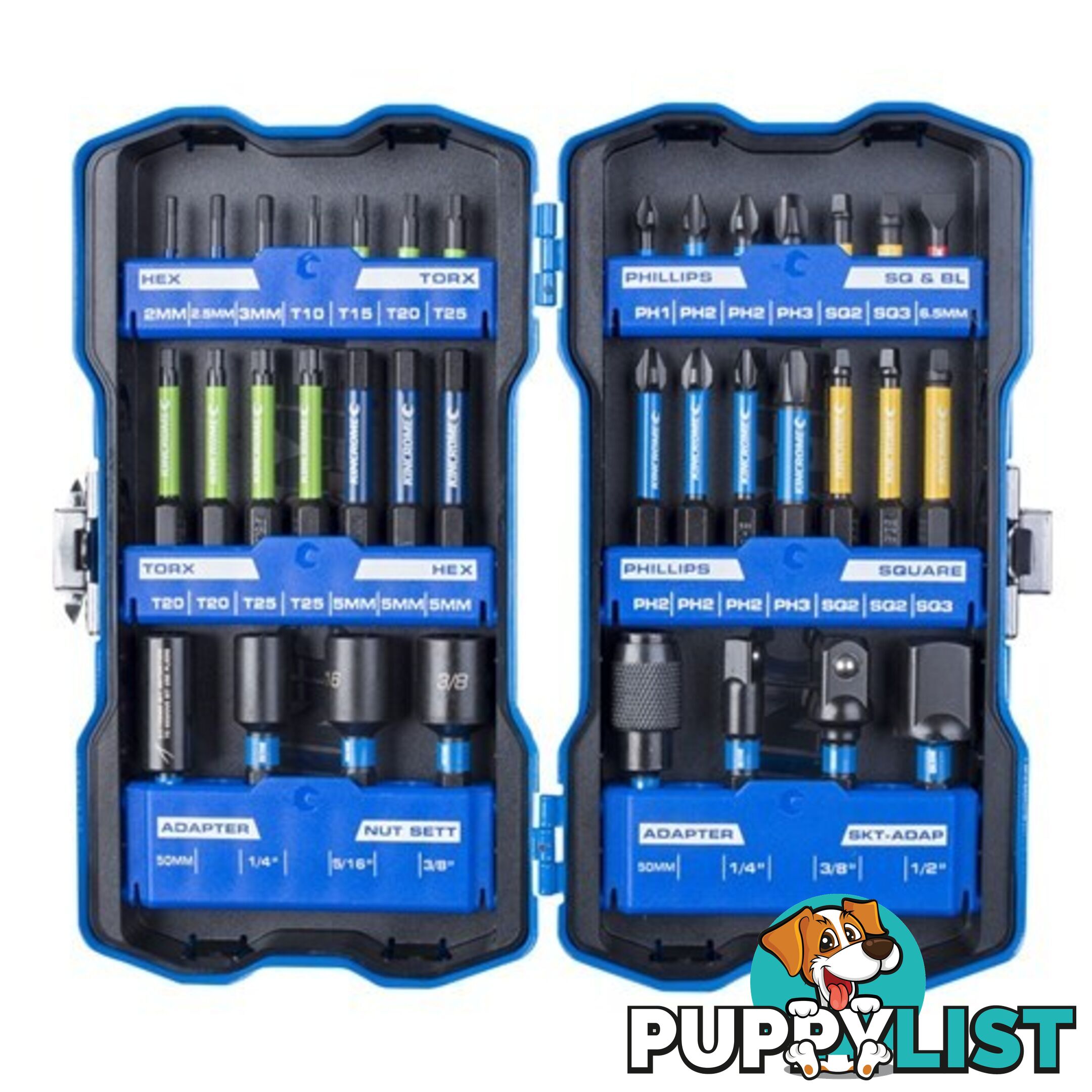 Impact Bit Set 36 Piece Kincrome K21003