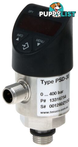 Pressure Switch Digital Display Programmable 1/4" BSPP Tesuco APSDB