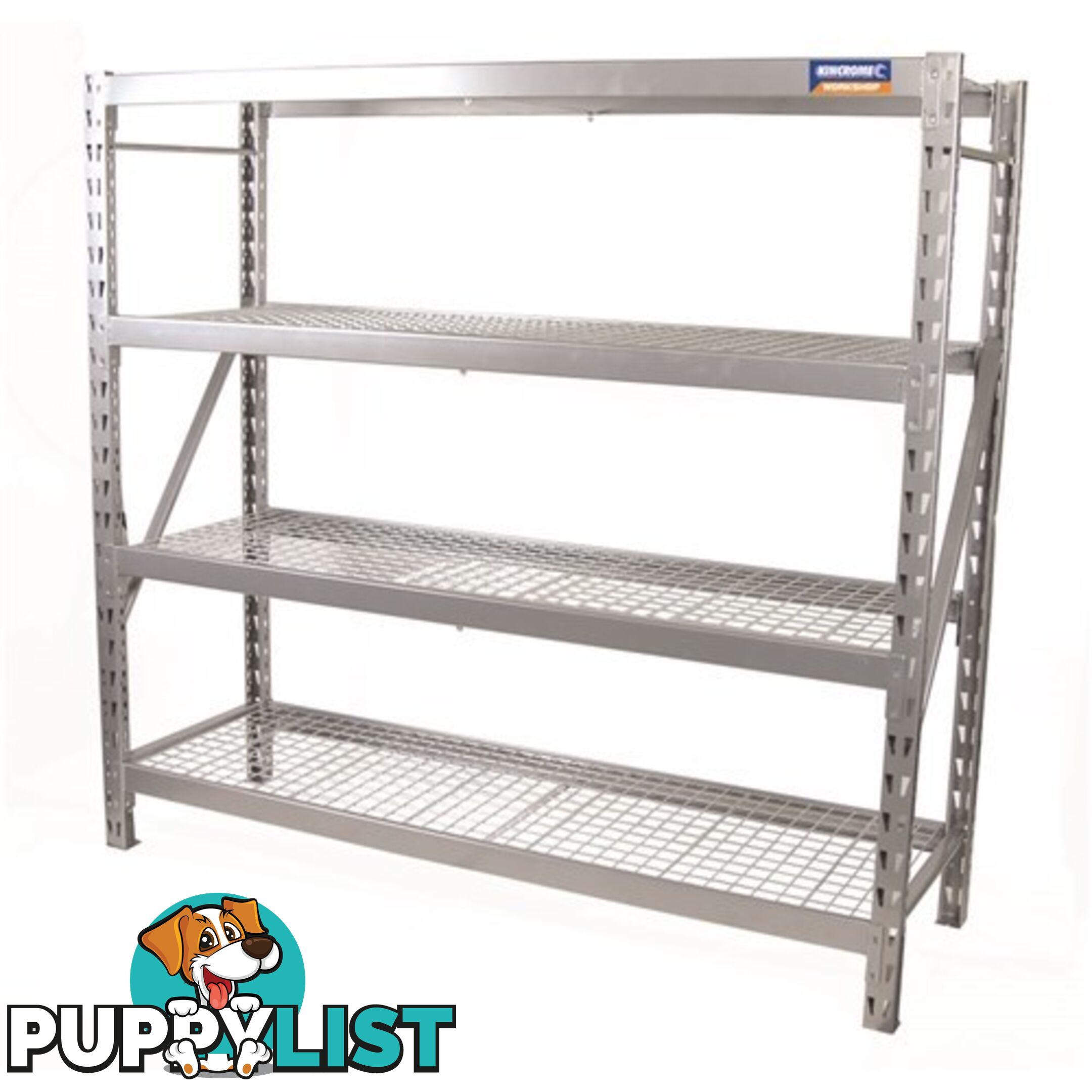 Industrial Shelving 4 Tier Load Rating 2000kg Kincrome K7103