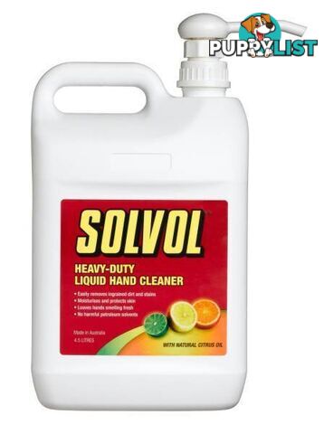 Solvol Liquid Hand Cleaner 4.5L With Pump 71026