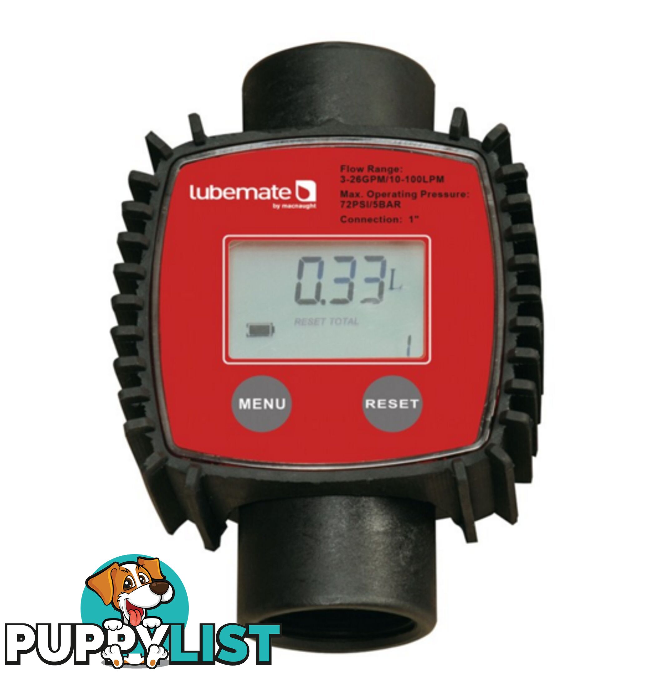 DIGITIAL TURBINE DIESEL METER - 1 INCH