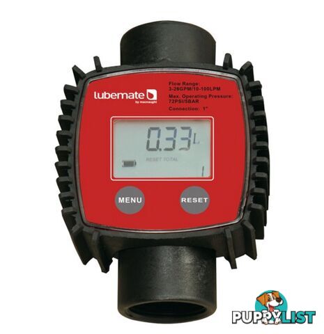 DIGITIAL TURBINE DIESEL METER - 1 INCH