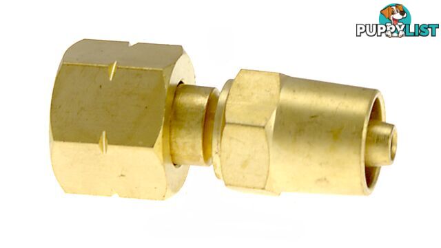 LP240 Hose Connection Brass 5/8-18 UNF LH / 5mm Hose Type Left Hand pack-2