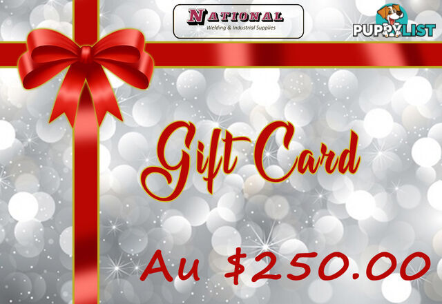 Gift Vouchers Value $ 250.00 Spend in Store or Online