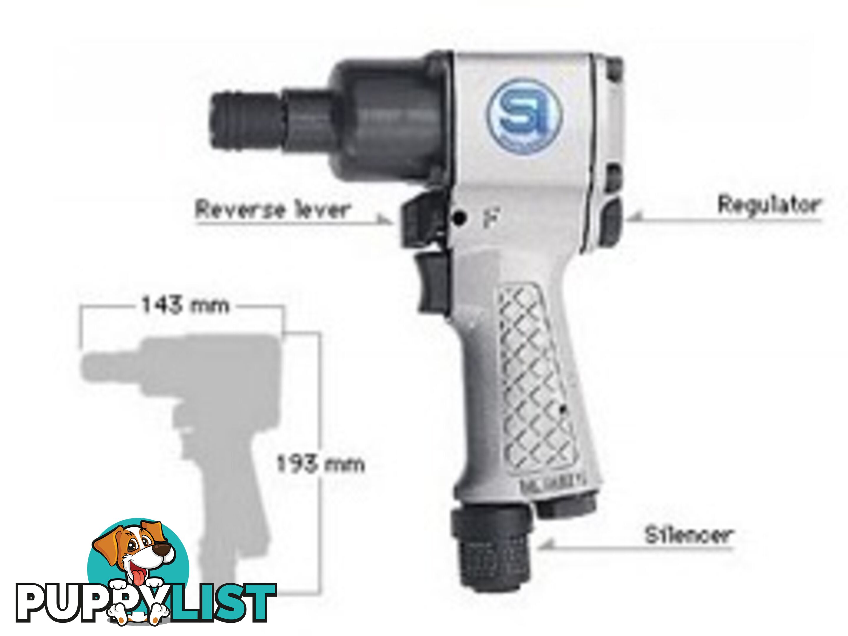 Impact Wrench 3/8 Shinano SI-1365