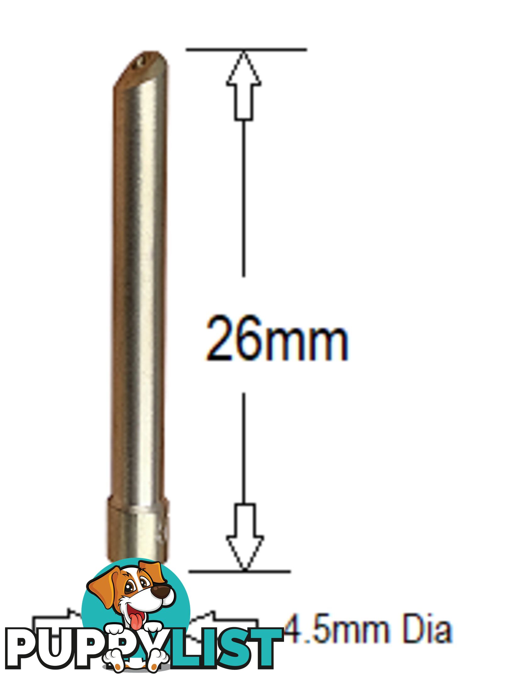 Wedge Collet 3.2mm Female 2C418GS