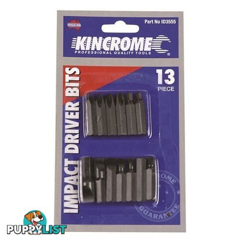 Impact Driver Bits 13 Piece Kincrome ID3555