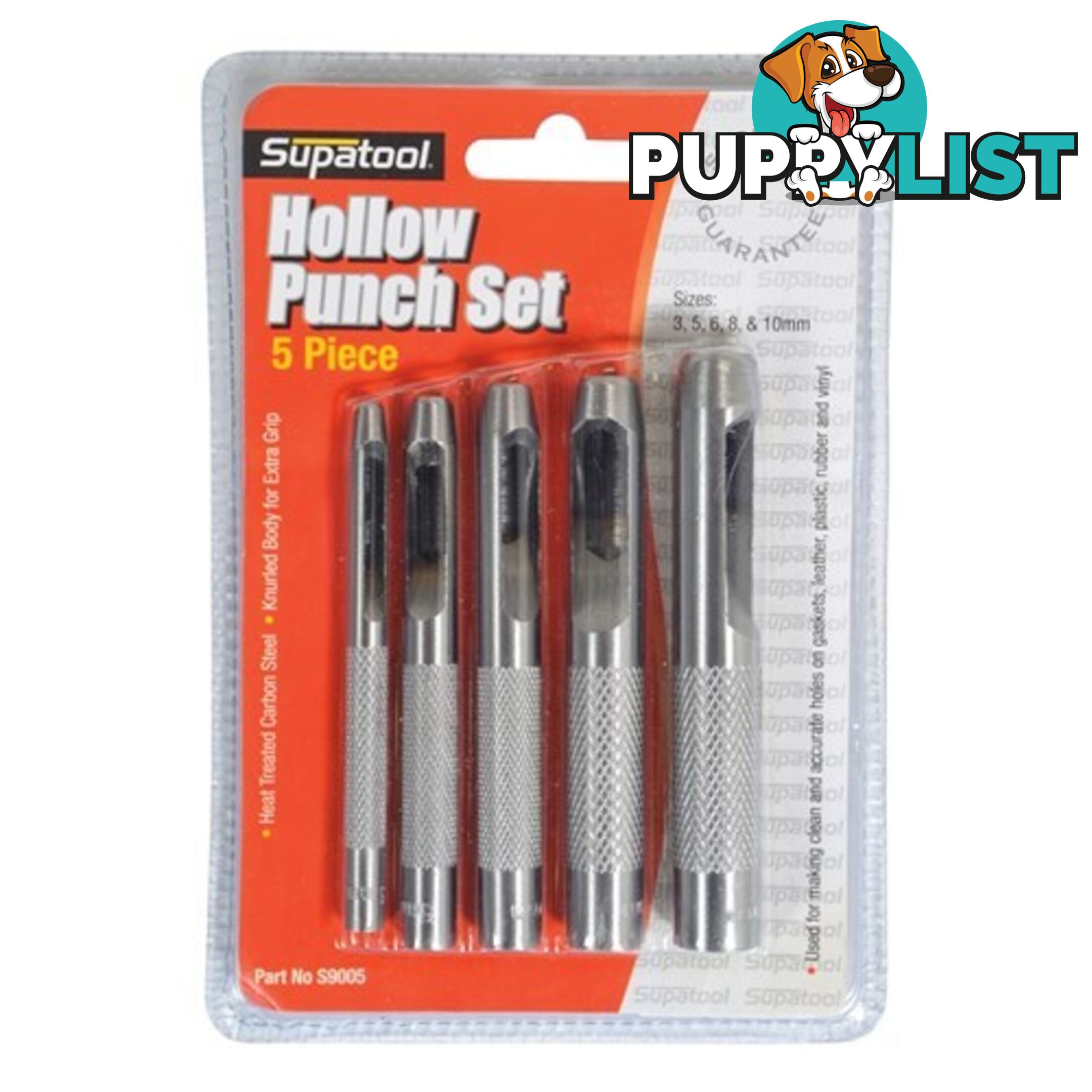 Hollow Punch Set 5 Piece Kincrome S9005