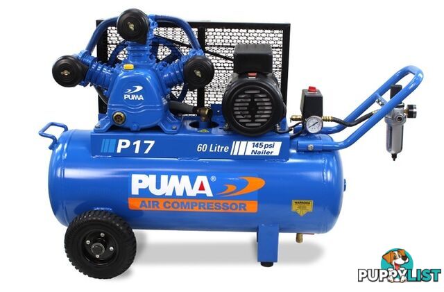 Air Compressor Dependable Performance 60L Puma PU P17 240V