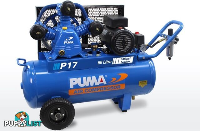 Air Compressor Dependable Performance 60L Puma PU P17 240V