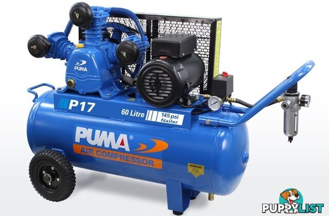 Air Compressor Dependable Performance 60L Puma PU P17 240V