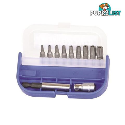 Tamperproof TorxÂ® Plus Bit Set 11 Piece Kincrome K8130