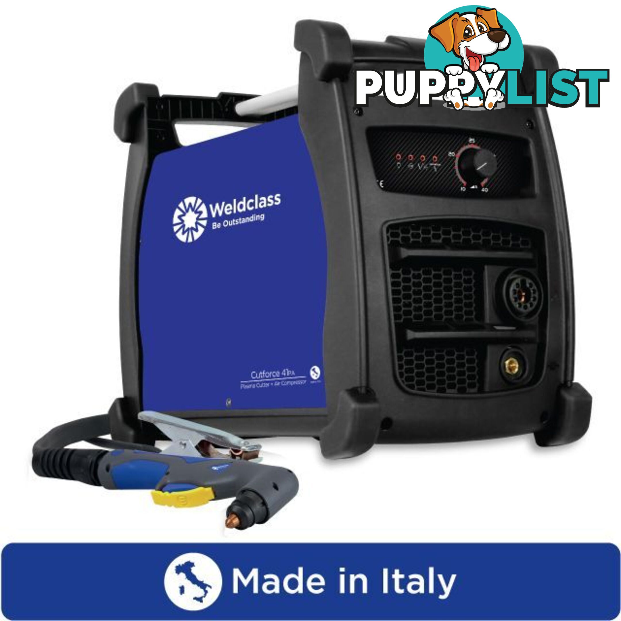 Plasma Cutter With Built-In Air Compressor Cutforce 41PA Weldclass WC-41PA